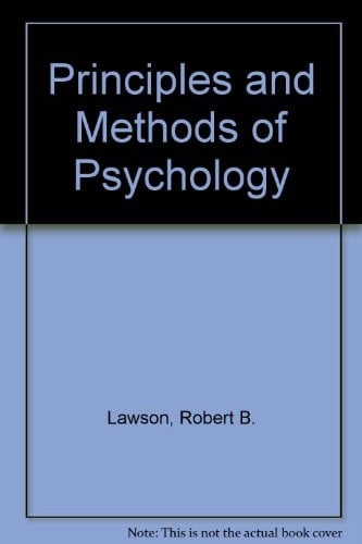 Principles & Methods of Psychology