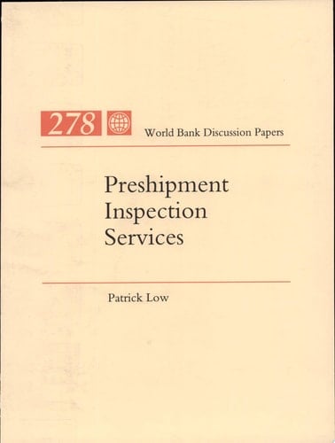 Preshipment Inspection Services