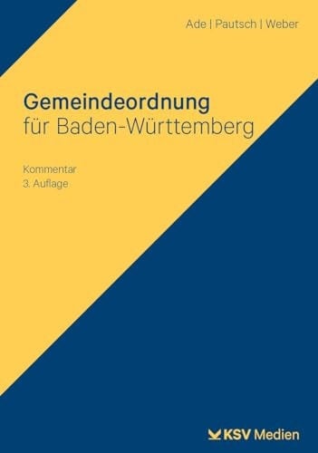 Gemeindeordnung für Baden-Württemberg Kommentar