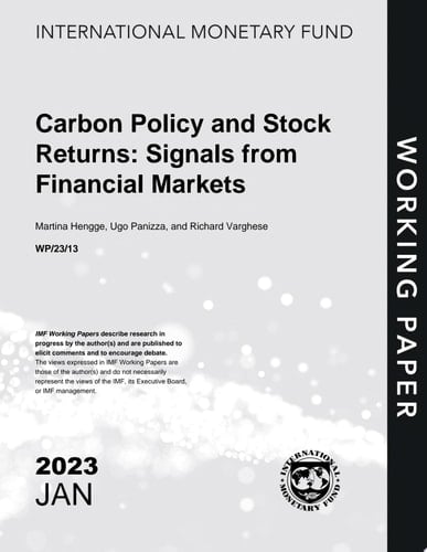 Carbon Policy and Stock Returns: Signals from Financial Markets