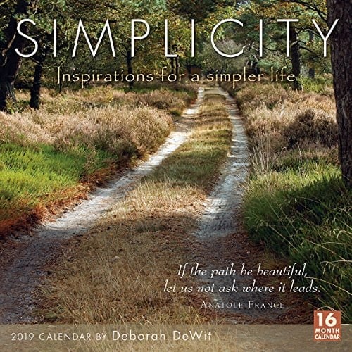 Simplicity 2019 Wall Calendar