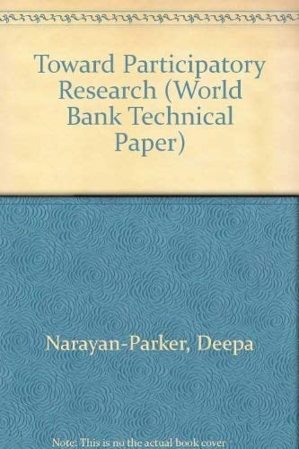 Toward Participatory Research (World Bank Technical Paper)