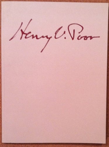 Henry Varnum Poor, 1887-1970 A Retrospective Exhibition