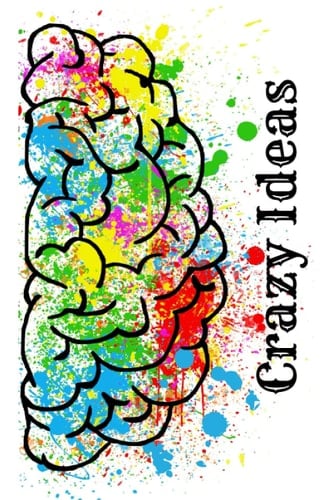 Crazy Ideas Lined Paper Notebook