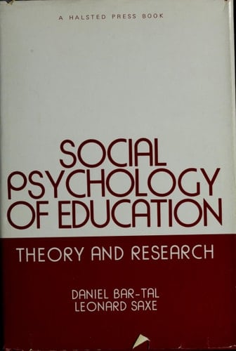 Social Psychology of Education: Theory and Research