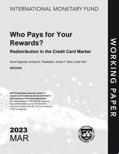 Who Pays for Your Rewards? Redistribution of the Credit Card Market