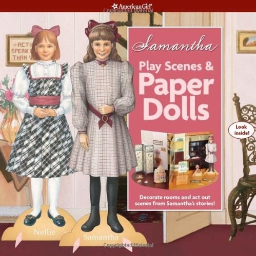 Samantha Play Scenes & Paper Dolls Decorate Rooms and ACT Out Scenes from Samantha's Stories