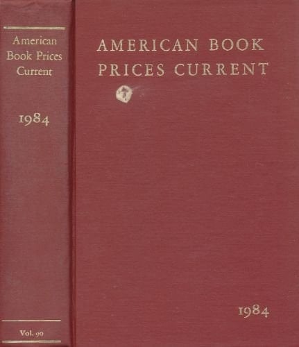 American Book Prices Current