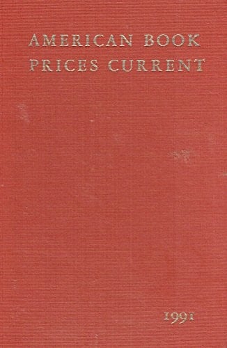 American Book Prices Current