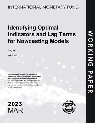 Identifying Optimal Indicators and Lag Terms for Nowcasting Models