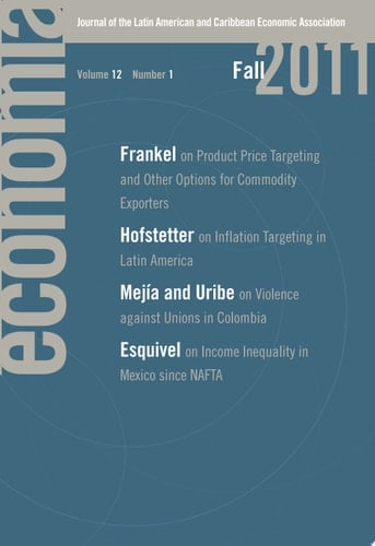 Economía Fall 2011 Journal of the Latin American and Caribbean Economic Association