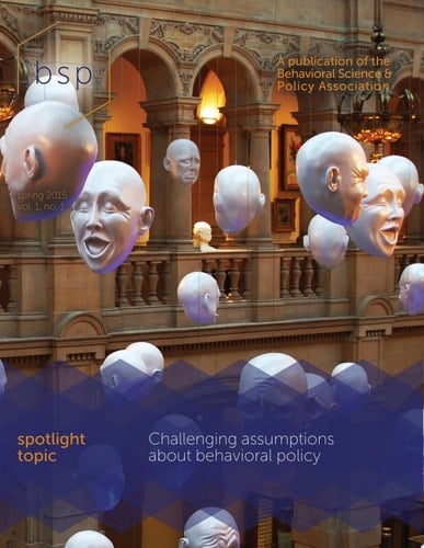 Behavioral Science & Policy