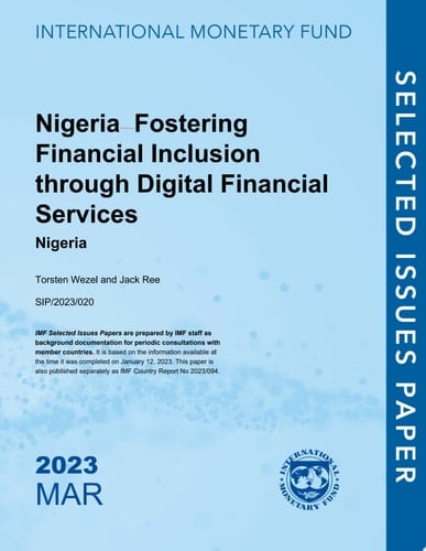 Nigeria—Fostering Financial Inclusion Through Digital Financial Services Nigeria