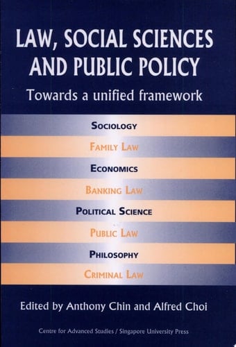 Law, Social Sciences, and Public Policy Towards a Unified Framework