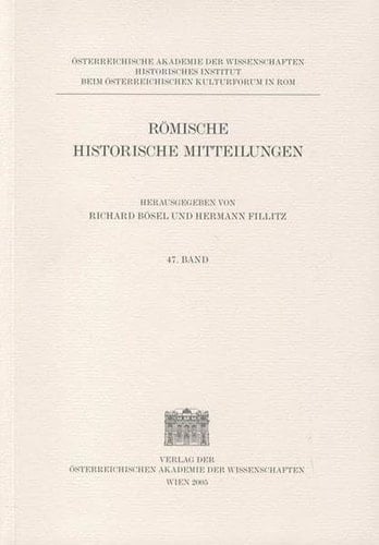 Romische Historische Mitteilungen 2005
