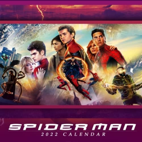 Spider-Man 2022 Calendar: Mini Calendar 2022, January 2022 - December 2022, 12 Months OFFICIAL Squared Monthly | Kalender Calendario Calendrier | BONUS 4 Months 2023