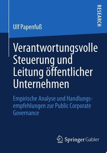 Verantwortungsvolle Steuerung und Leitung öffentlicher Unternehmen