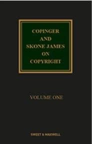 Copinger & Skone James on Copyright. 18th Edition, Mainwork & 2nd Supplement