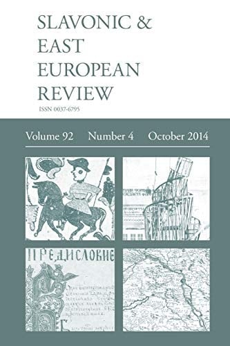 Slavonic & East European Review (92 4) October 2014