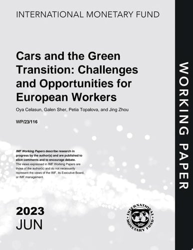 Cars and the Green Transition: Challenges and Opportunities for European Workers