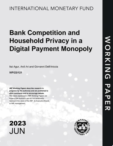 Bank Competition and Household Privacy in a Digital Payment Monopoly