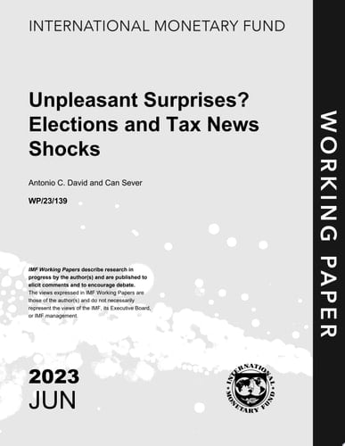 Unpleasant Surprises? Elections and Tax News Shocks