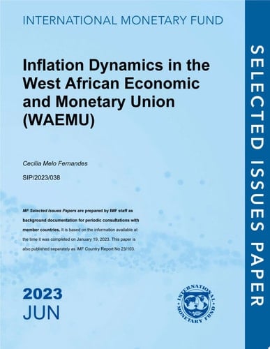 Inflation Dynamics in the West African Economic and Monetary Union WAEMU