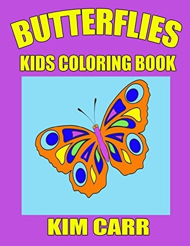 Butterflies Kids Coloring Book
