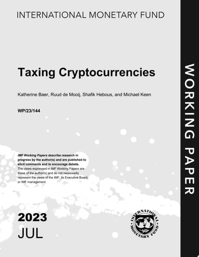 Taxing Cryptocurrencies