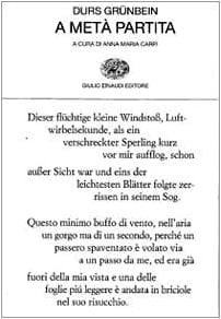 A metà partita poesie 1988 - 1999