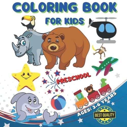 Coloring Book for Kids - Tracing Books for Kids - Fun Children's Book with Animals - Practice Writing the Letter of the Alphabet