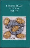 Index générales ETL/BETL, 1982-1997