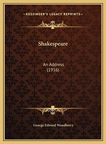 Shakespeare: An Address (1916)