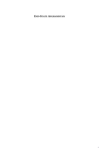 End-state Afghanistan (Egmont Paper 29)