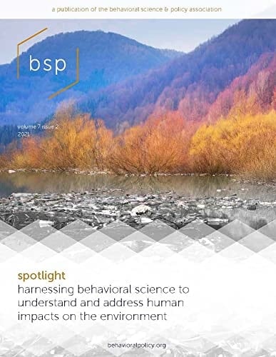 Behavioral Science and Policy: Volume 7, Issue 2