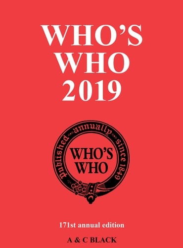 Who's Who 2019