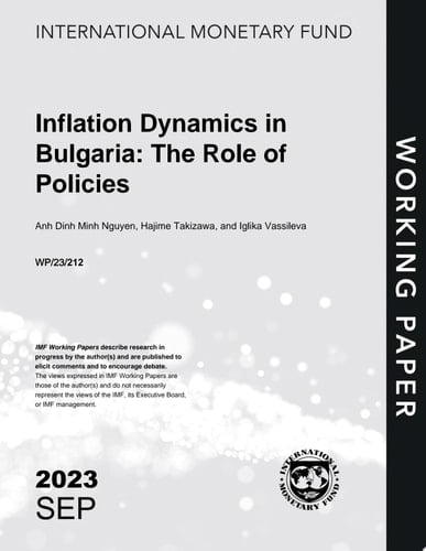Inflation Dynamics in Bulgaria: The Role of Policies