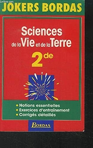 Sciences de la vie et de la terre, 2de