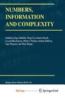 Numbers, Information and Complexity