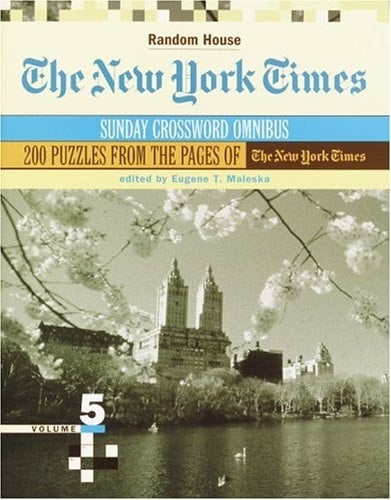 New York Times Sunday Crossword Omnibus
