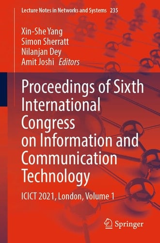 Proceedings of Sixth International Congress on Information and Communication Technology ICICT 2021, London, Volume 1