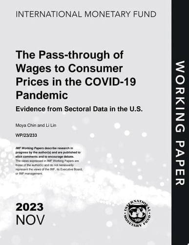 The Pass-through of Wages to Consumer Prices in the COVID-19 Pandemic: Evidence from Sectoral Data in the U.S.