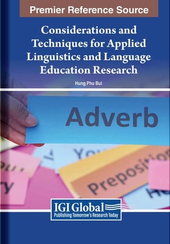 Considerations and Techniques for Applied Linguistics and Language Education Research