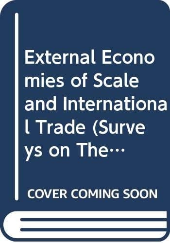External Economies of Scale and International Trade