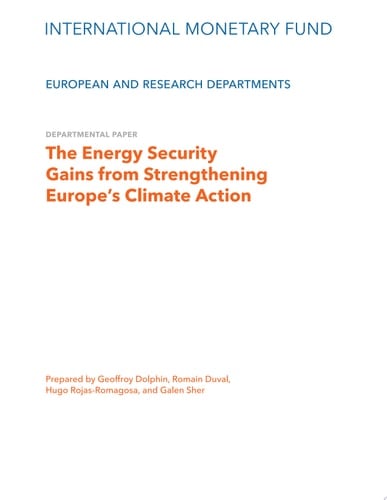The Energy Security Gains from Strengthening Europe’s Climate Action