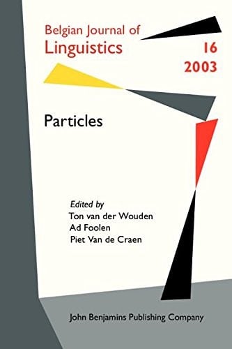 Particles (Belgian Journal of Linguistics)