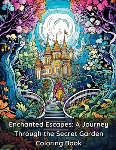 Enchanted Escapes: A Journey Through the Secret Garden Coloring Book: Color Your Way Through Enchanted Escapes: A Secret Garden Coloring Book for Kids and Adults