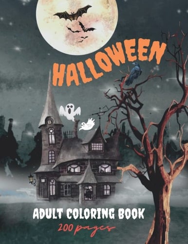 Halloween Horror Adult Coloring Book: 100 Illustrations of Creepy & Spooky Monsters, Animals, Evils & Mandalas Coloring Pages for Relaxation & Creativity: A perfect Halloween gift