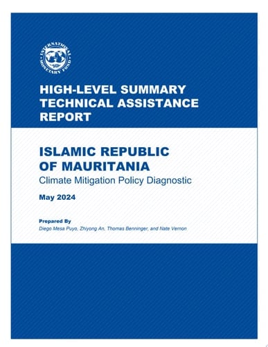 Islamic Republic of Mauritania Climate Mitigation Policy Diagnostic