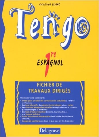 Tengo espagnol, classe de première